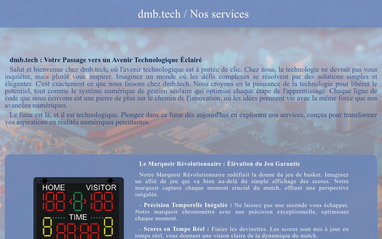 Nos services